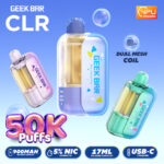 [5-Pack]Geek Bar CLR 50000 (15 flavors)