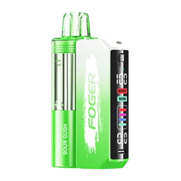 A comparison of two Lost Mary disposable vapes with blue and red packaging, showcasing the blue rancher b pop foger flavor profile