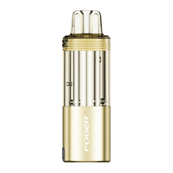 Modern foger pods device showing hybrid design with reusable battery and disposable pod section
