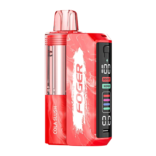 Comparison chart of Foger vs Elf Bar vs Geek Bar flavor retention, best foger vape flavors