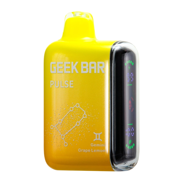 what does a geek bar do to you - Grape Lemon Geek Bar Pulse 15k flavour example