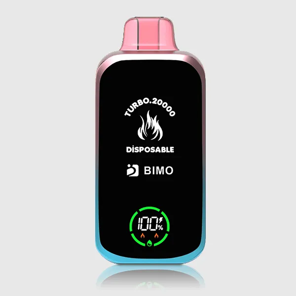 User charging a foger vape battery with a USB-C cable, showing the indicator light patterns